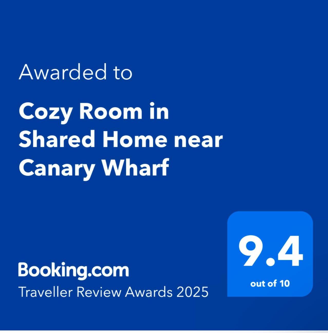 Cozy Room In Shared Home Near Canary Wharf Londra Esterno foto